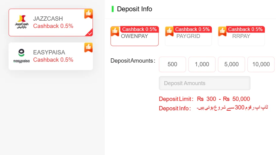 pk club 777 withdraw jazzcash